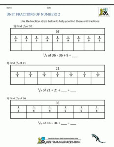 17 Unit Fraction Worksheets 3Rd Grade In 2020 Fractions Worksheets