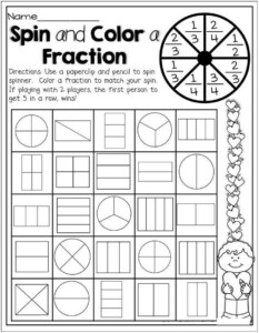 2nd Grade Fractions Worksheet 2nd Grade Math Worksheets Fractions