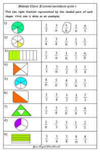 30 Fractions Greater Than 1 Worksheet Education Template