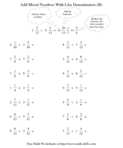 4th Grade Adding And Subtracting Fractions Worksheets Worksheets Free