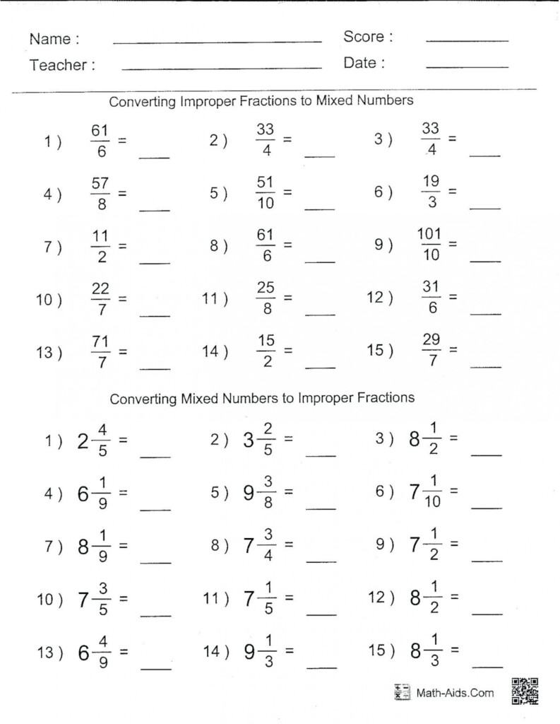 6Th Grade Printable Worksheets Db excel