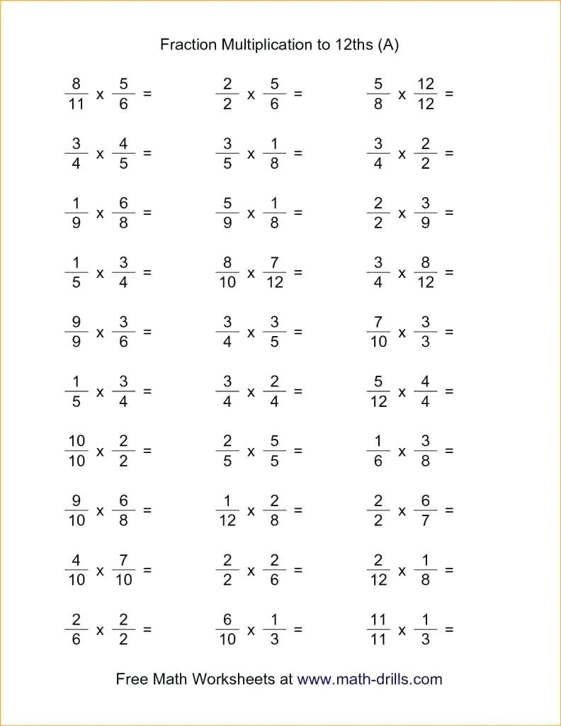 7Th Grade Fractions Worksheets Db excel