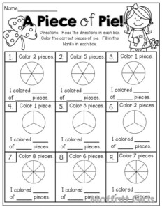 9 Fraction Worksheet For 2Nd Grade Math Math Chartsheet