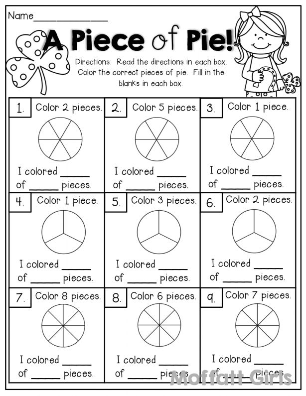 9 Fraction Worksheet For 2Nd Grade Math Math Chartsheet 