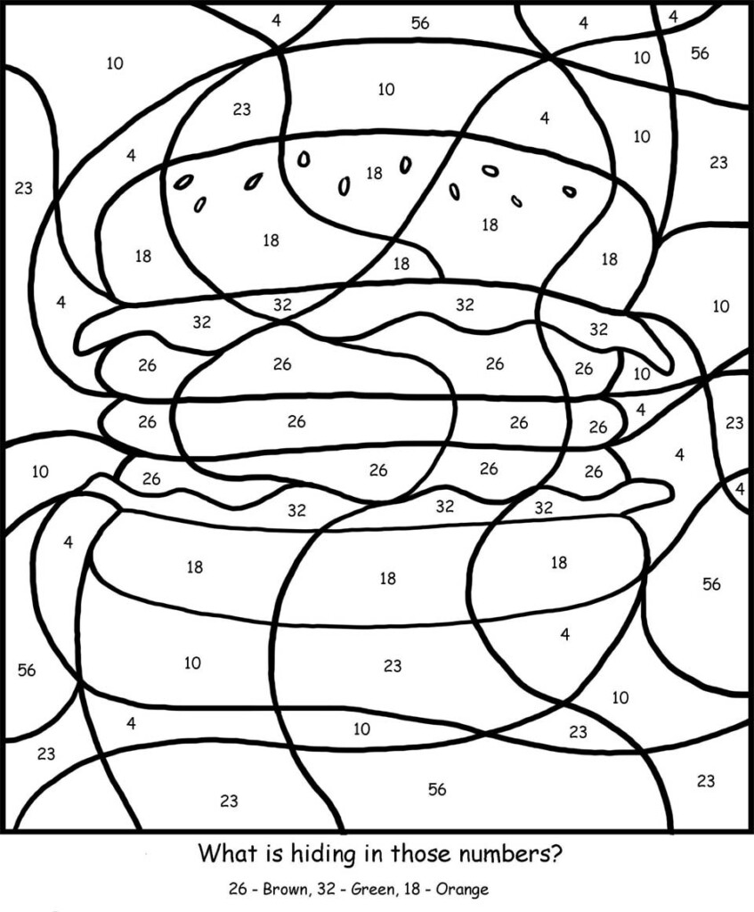 Adding And Subtracting Fractions Coloring Worksheets Fraction 