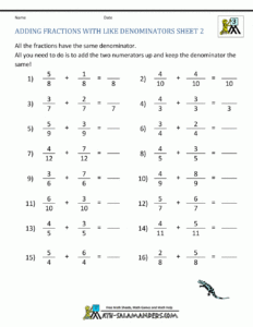 Adding And Subtracting Tape Measure Fractions Worksheet Worksheets