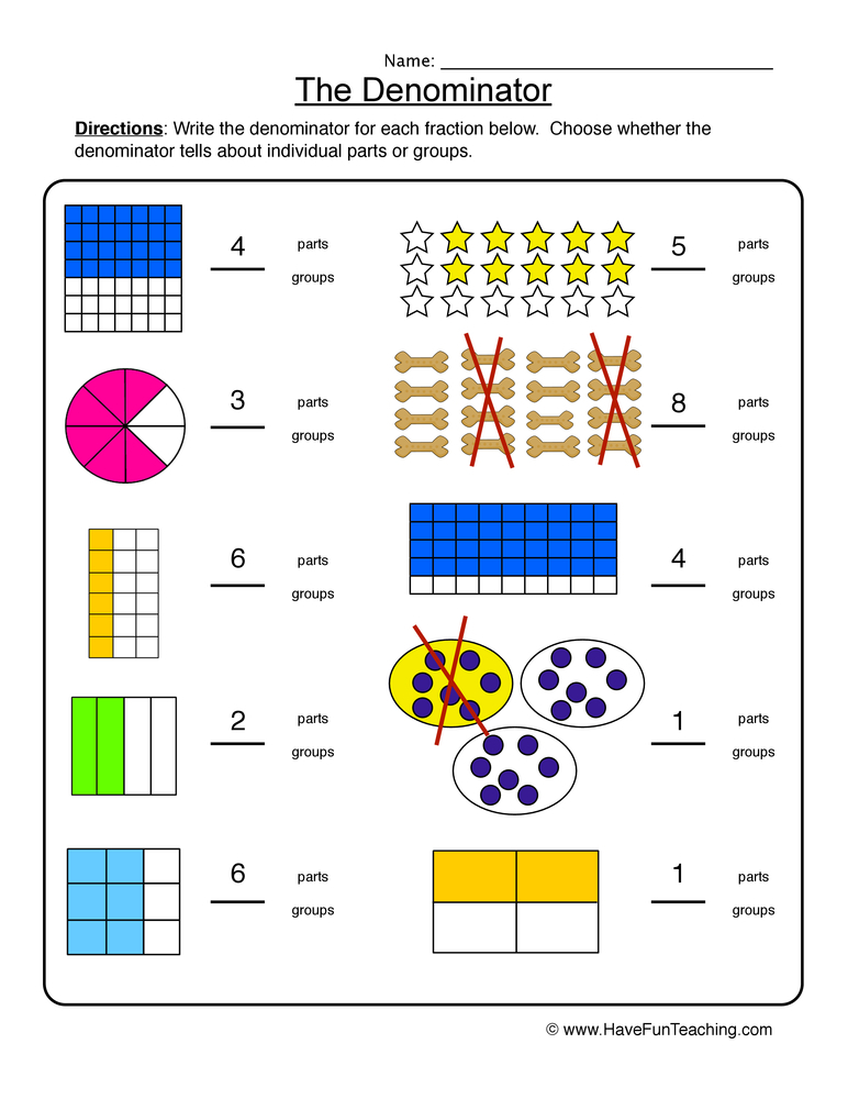 Adding Fractions Worksheet Have Fun Teaching