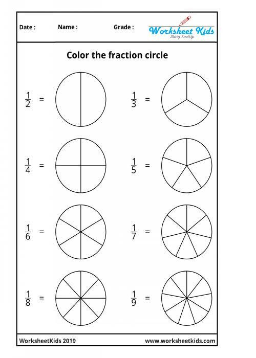 Comparing Fractions Worksheet 3rd Grade SHOTWERK