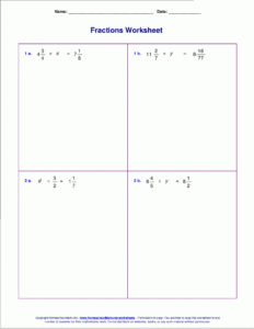 Complex Fractions Worksheet 7th Grade Fraction Worksheets Free Download