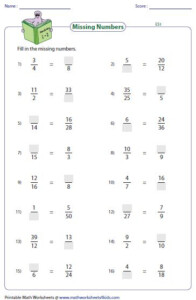 Equivalent Fractions Worksheet 4th Grade Fractions Worksheets