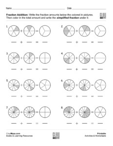 Fraction Coloring Worksheets NEO Coloring