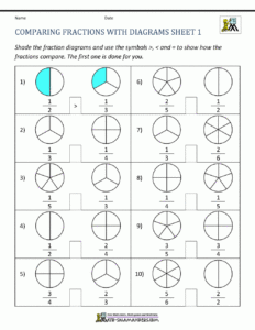 Fractions Greater Than 1 Worksheet Worksheets Free Download