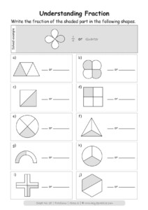 Fractions Worksheets Grade 2 I Maths Key2practice Workbooks