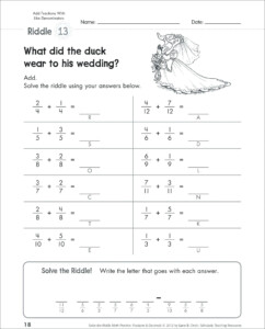 Fractions Worksheets Grade 5 Pdf Worksheets Free Download