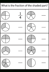 Free Printable First Grade Fraction Worksheets Free Printable