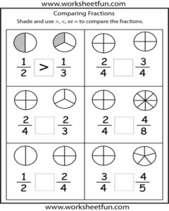 Free Printable Math Worksheets 2nd Grade Fractions Math Worksheets