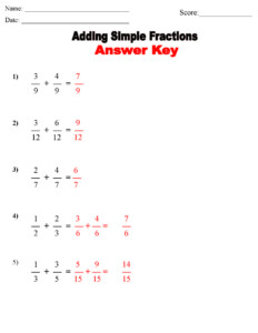 Lesson 2 Fractions For 5th Graders