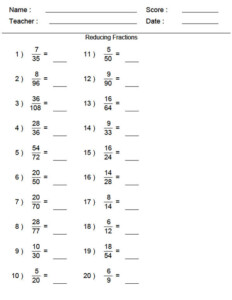 Math Fractions Worksheets 6th Grade Coloring Sheets