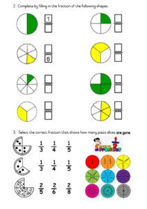 Mathematics Grade 3 Term 2 Week 8 Tuesday Fractions Worksheet