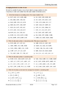 Ordering Fractions And Decimals Worksheet Pdf Fraction Worksheets