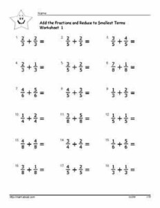 Printables Give Practice Subtracting Fractions With Common Denominators