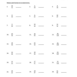 Reducing Fractions Worksheet 5th Grade In 2021 Fractions Worksheets