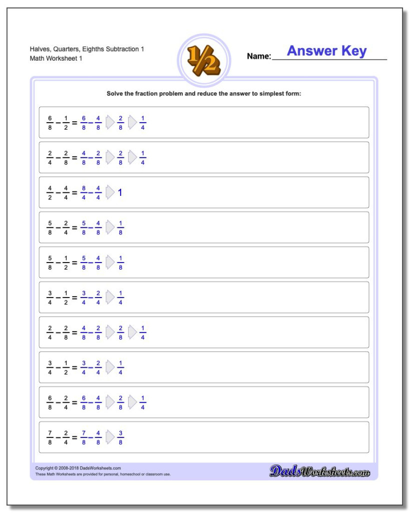 Subtracting Fractions Regrouping Worksheets Worksheets Free Download