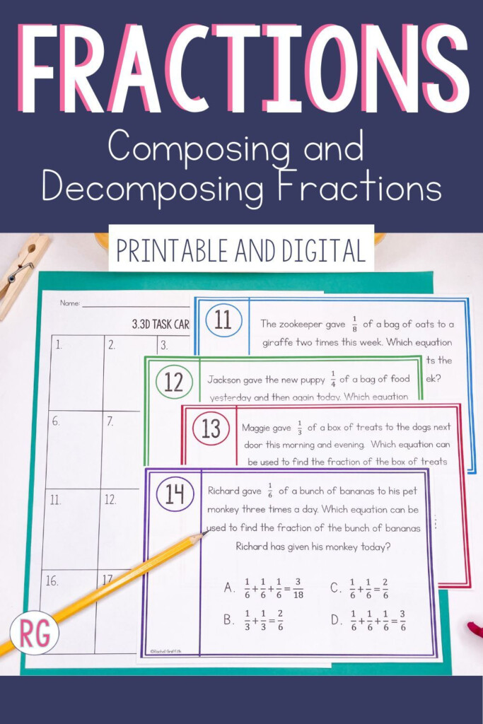 Sum Of Unit Fractions Composing And Decomposing Fractions Digital 