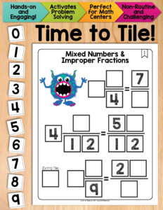 Super Teacher Worksheets Mixed Numbers And Improper Fractions