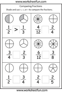 Whole Numbers As Fractions Worksheets 3rd Grade Fraction Worksheets