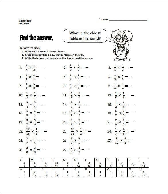 Multiplying And Dividing Fractions And Decimals Worksheets