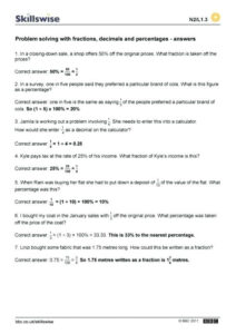 20 Percent Word Problems 6th Grade 6th Grade Math Percent Worksheets