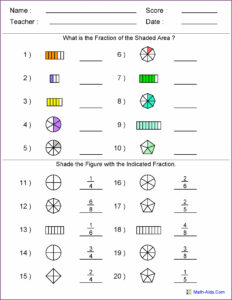 2nd Grade Fraction Worksheets For Grade 2 Pdf Worksheet Resume Examples