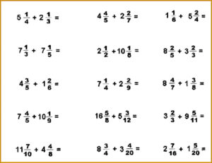 4 Adding Fractions With Unlike Denominators Worksheet FabTemplatez