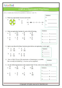 4th Grade Common Core Math Worksheets