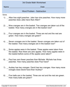 4Th Grade Math Money Word Problems Worksheets With 2Nd Coins Db excel