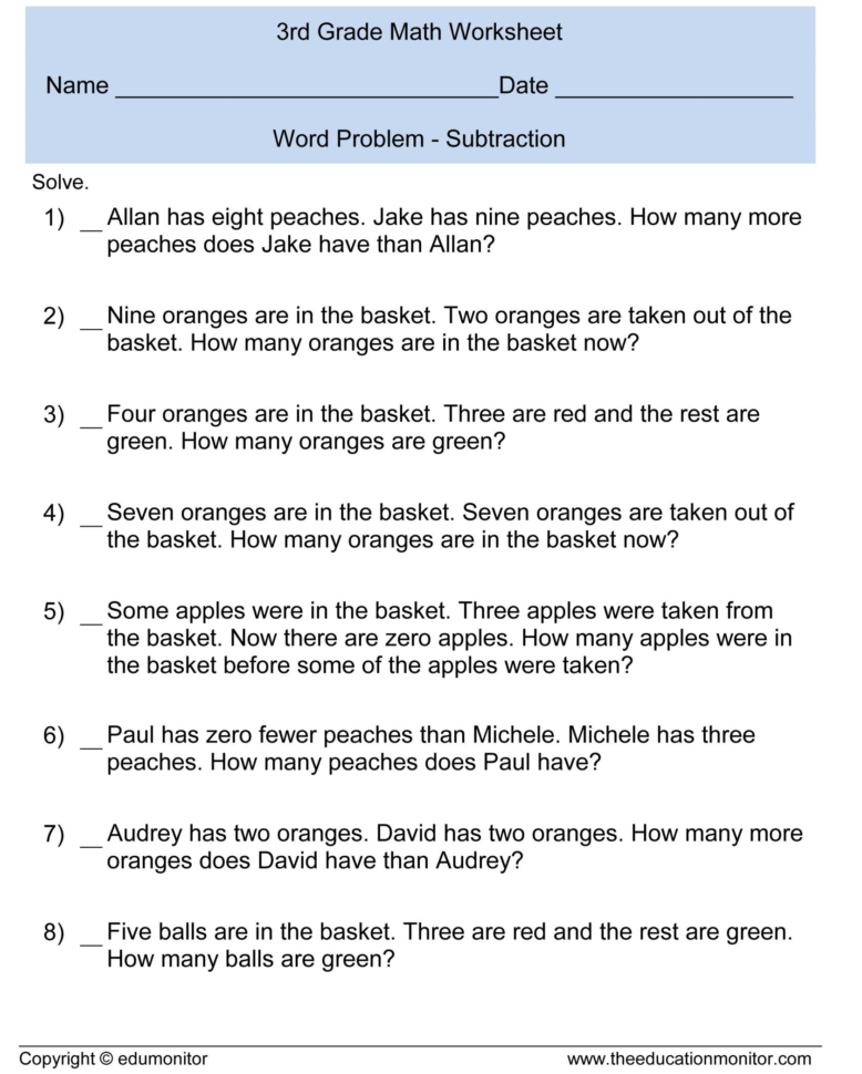 4Th Grade Math Money Word Problems Worksheets With 2Nd Coins Db excel