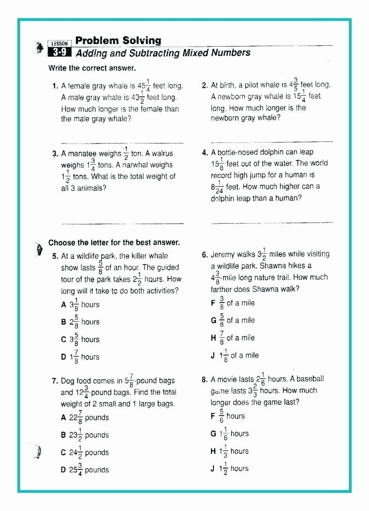 Multiplying And Dividing Fractions Word Problems Worksheets 6th Grade