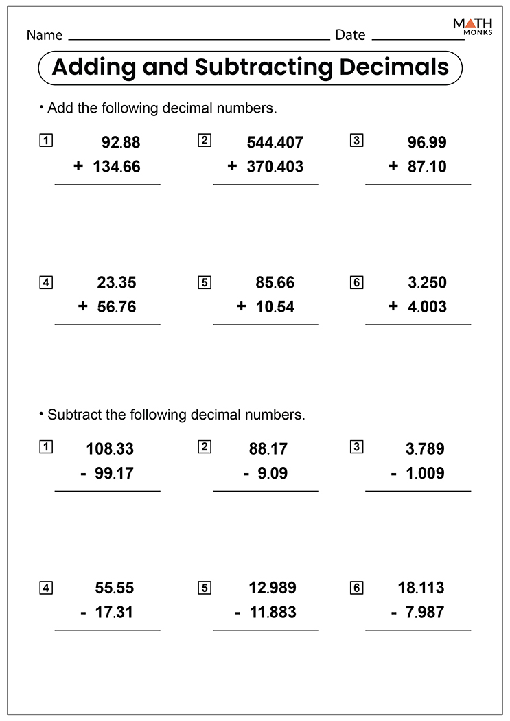 Fifth Grade Fraction Worksheets