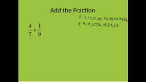 Adding And Subtracting Fractions Part 2 Simplifying Math YouTube