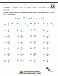 Convert Improper Fraction