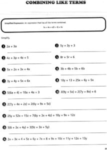 Distributive Property Worksheet 6th Grade All About Worksheet