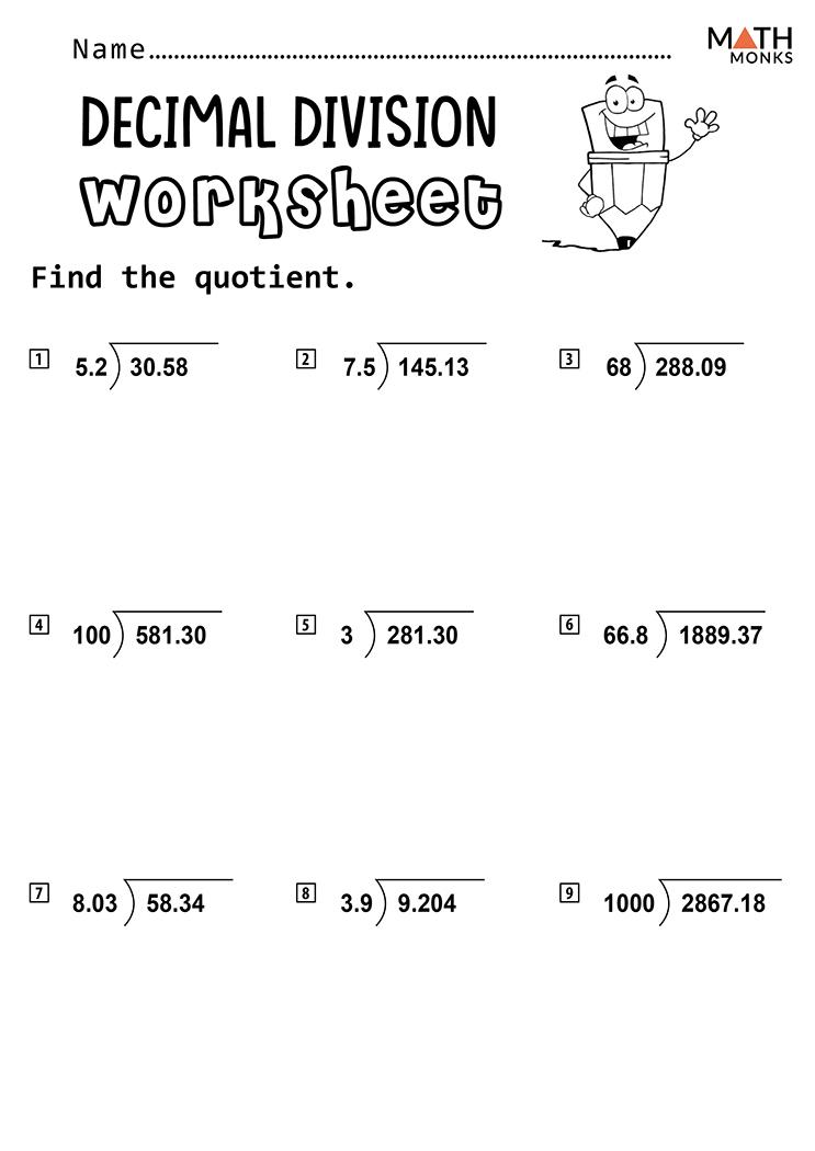 Order Of Operations With Fractions And Decimals Worksheet Pdf