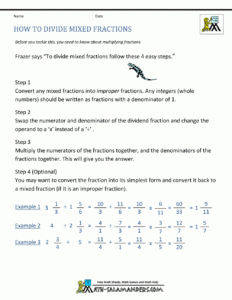 Dividing Mixed Fractions