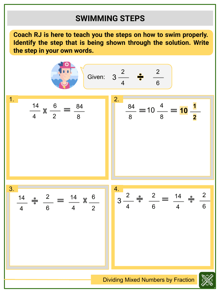 Dividing Fractions Worksheet 7th Grade