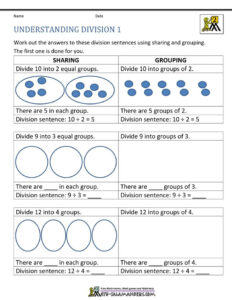 Equal Groups Worksheets Google Search Money Math Worksheets