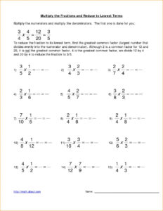 Fraction Multiplication With Cross Cancelling Joel Db excel