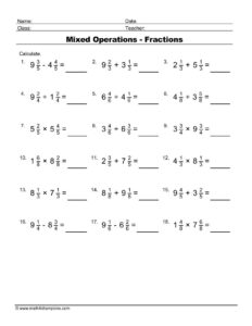 Fraction Worksheets Pdf Downloads Math Champions