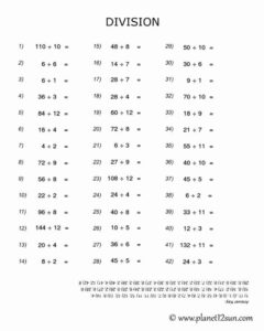 Grade 7 Maths Worksheets With Answers 7th Grade Math Worksheets Math