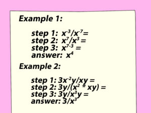 How To Divide Exponents 7 Steps with Pictures WikiHow